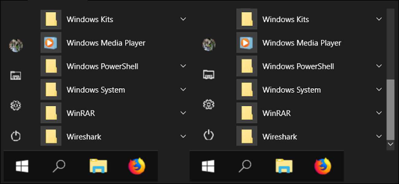how to enlarge scroll bar windows 10